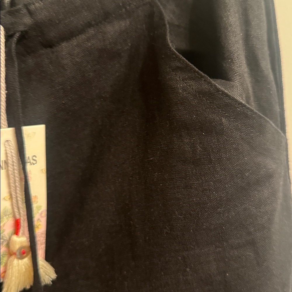 Johnny Was JW Los Angeles Addison Wide Leg Drawstring Pants Small NWT - Picture 6 of 10